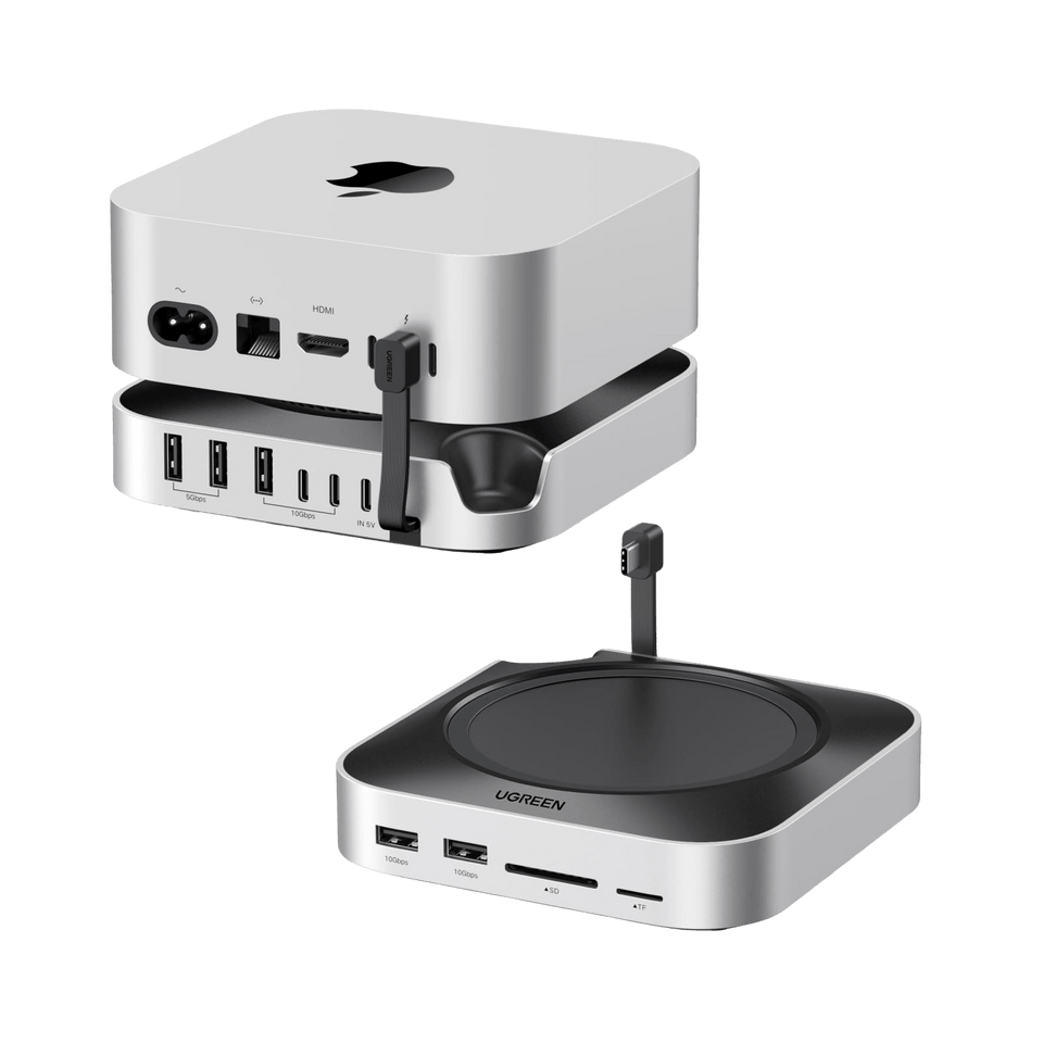 UGREEN Docking Station Mac Mini M4 (11 Porte, 8TB, 10Gbps)
