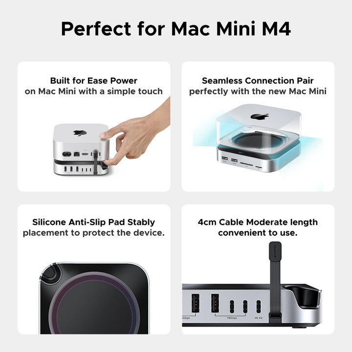 UGREEN Mac Mini M4 Docking Station (11 - Port, 8TB, 10Gbps) - UGREEN EU