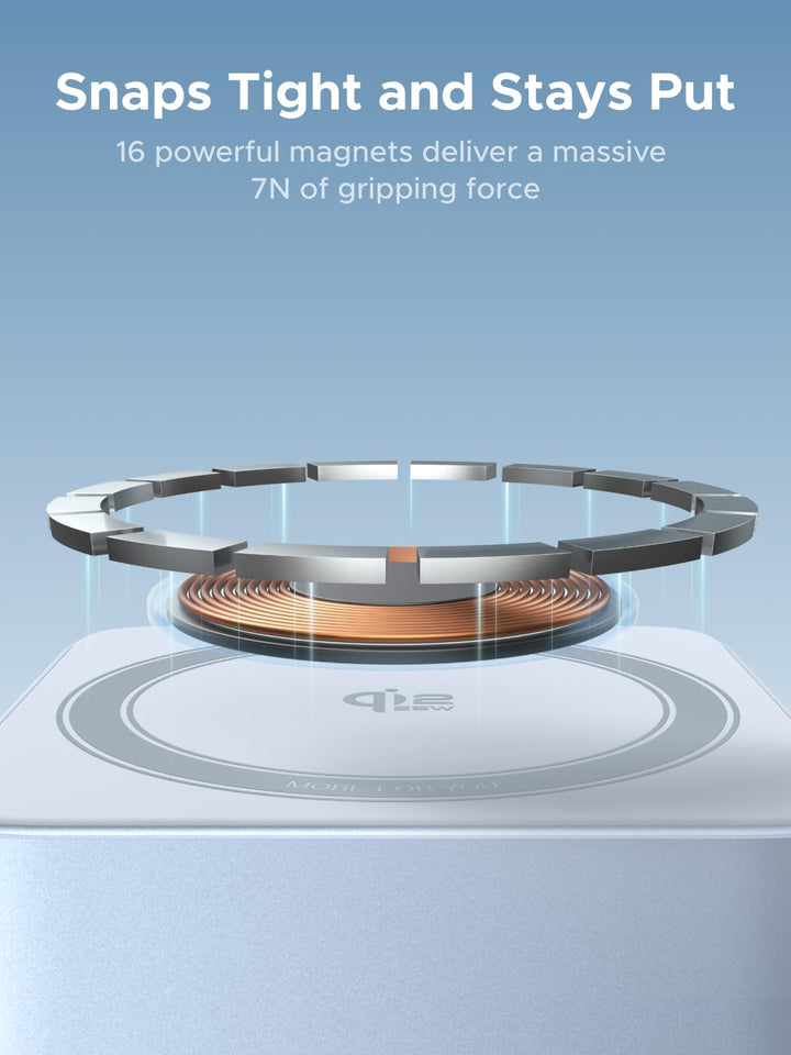 UGREEN MagFlow 2 - in - 1 Magnetic Wireless Charger (Qi2 25W, MagSafe - Compatible) - UGREEN EU