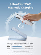 UGREEN MagFlow 2 - in - 1 Magnetic Wireless Charger (Qi2 25W, MagSafe - compatible) - UGREEN EU