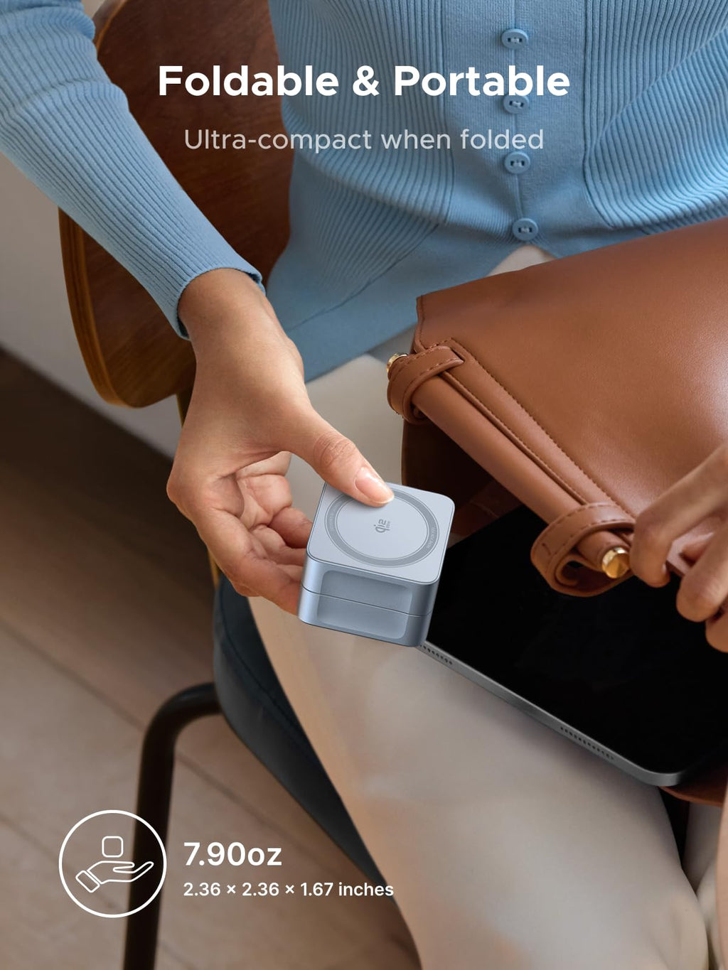 UGREEN MagFlow 2 - in - 1 Magnetic Wireless Charger (Qi2 25W, MagSafe - Compatible) - UGREEN EU