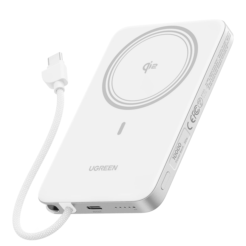 UGREEN MagFlow Air Power Bank Magnético (10000mAh, Qi2 15W)
