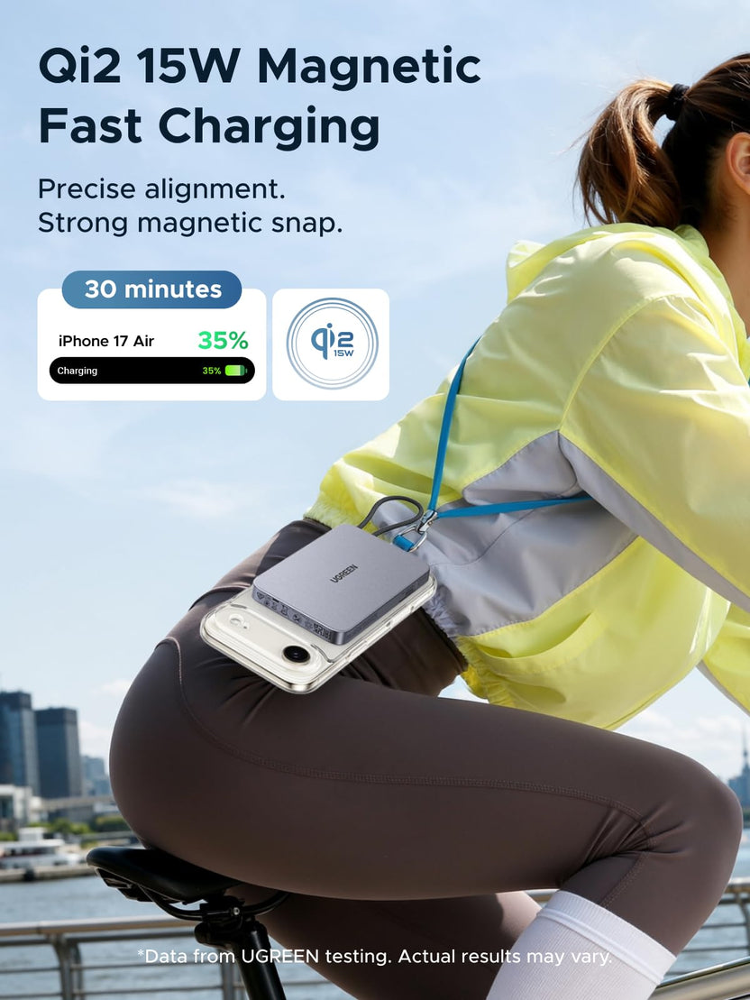 UGREEN MagFlow Air 10000mAh Magnetic Power Bank | UGREEN EU