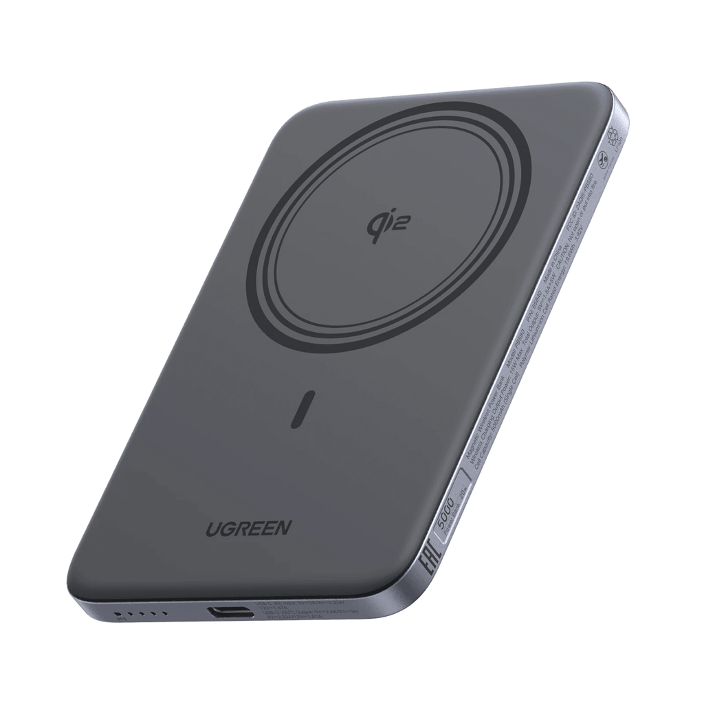 UGREEN MagFlow Air Magnetic Power Bank (5000mAh, Qi2 15W) - UGREEN EU