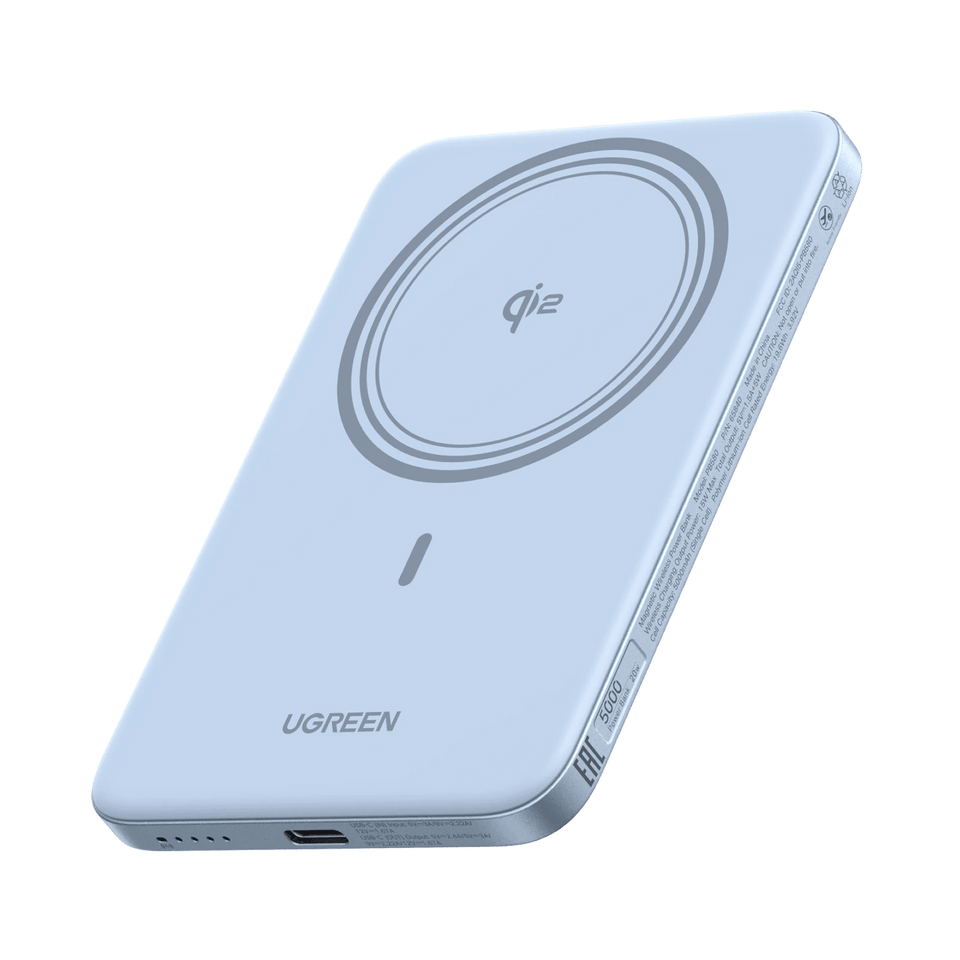 UGREEN MagFlow Air Magnetische Powerbank (5000mAh, Qi2 15W)