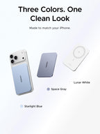 UGREEN MagFlow Air Magnetic Power Bank (5000mAh, Qi2 15W) - UGREEN EU