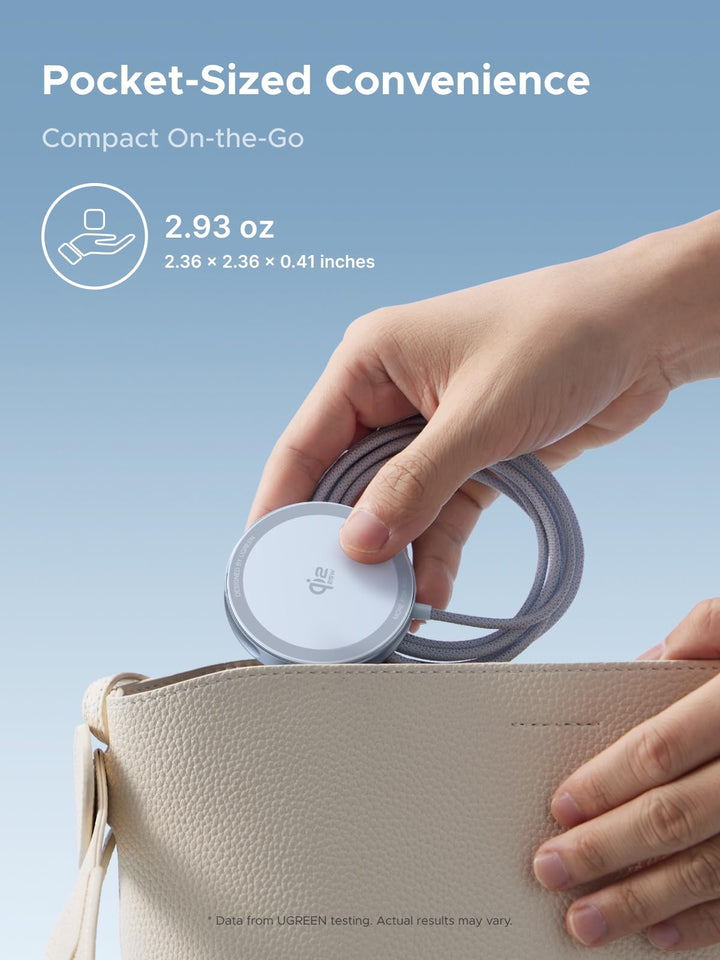 UGREEN MagFlow Magnetic Wireless Charging Pad 25W (MagSafe compatible) - UGREEN EU