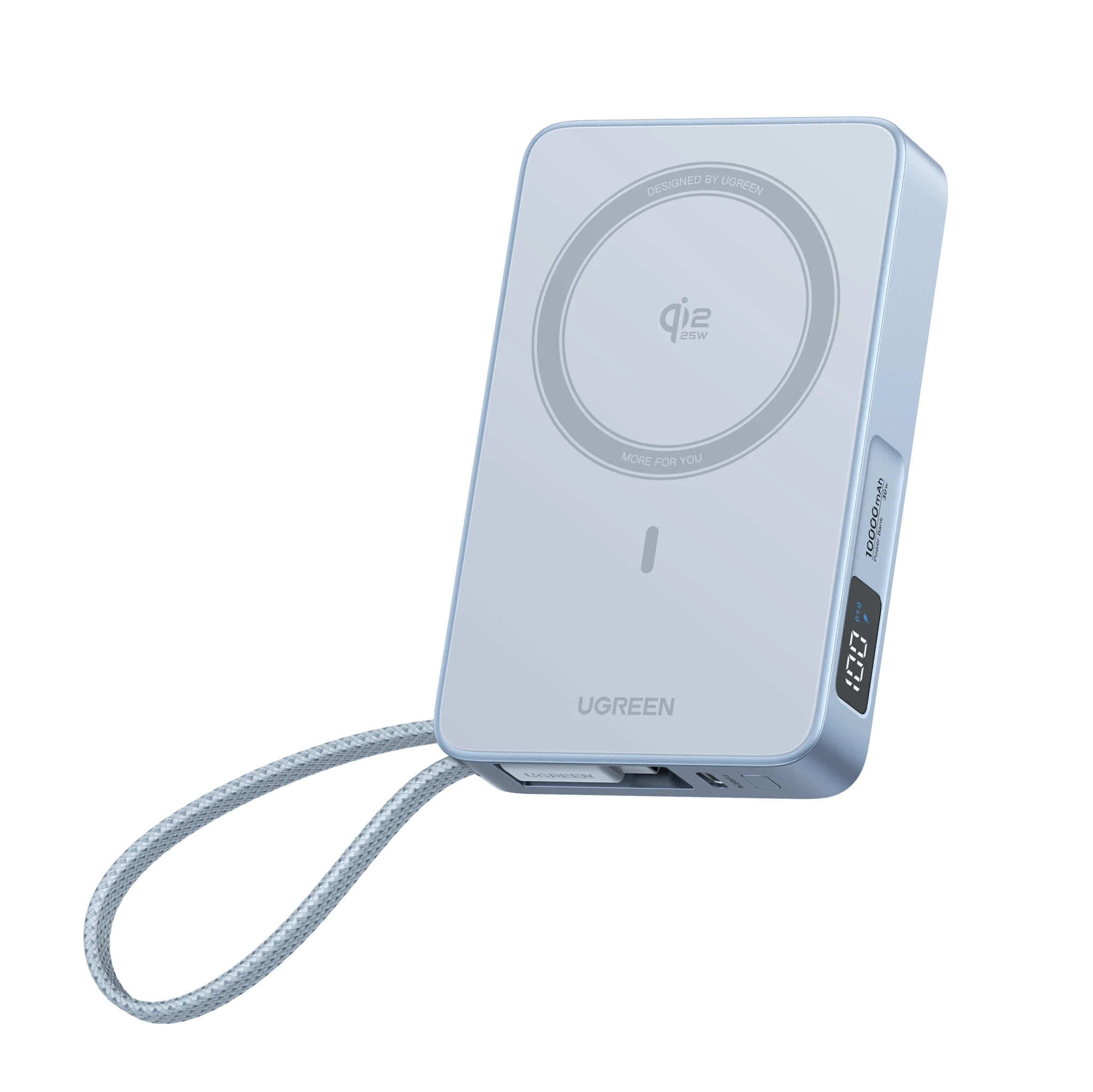 UGREEN MagFlow Power Bank (10000mAh, Qi2 25W, MagSafe - Compatible) - UGREEN EU