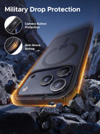 UGREEN MagSafe Case for iPhone 17 Pro Max, Shockproof Cover with 36 N52 Magnets, Military Protection, Soft TPU Scratch, Compatible with Wireless Charging, Transparent - UGREEN EU