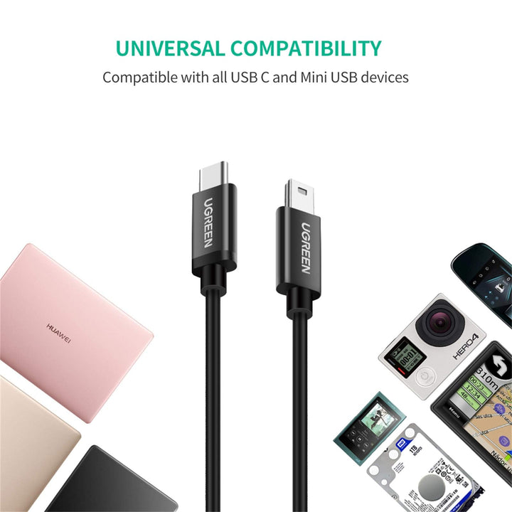 UGREEN Mini USB to USB C Cable 3FT - UGREEN EU