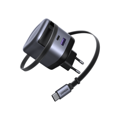 UGREEN Nexode Φορτιστής 45W με Αναδιπλούμενο Καλώδιο USB-C