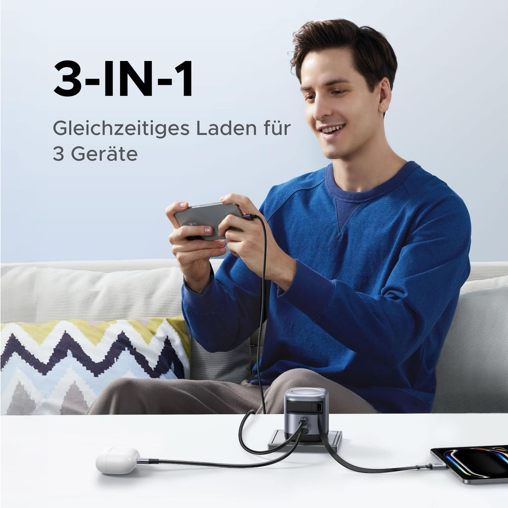 UGREEN Nexode 45W Charger with Retractable USB - C Cable - UGREEN EU