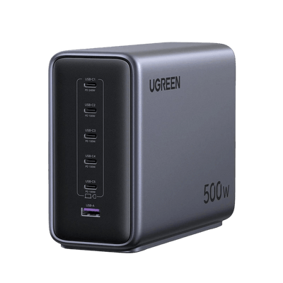 UGREEN Nexode 500W 6-Port GaN Desktop Fast Charger