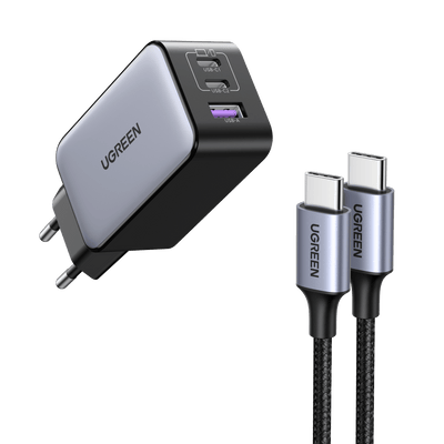 UGREEN Nexode 65W-Ladegerät und 60W-USB-C-Kabel