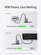 UGREEN Nexode Air USB - C Charger (45W, GaN, Foldable Plug) - UGREEN EU