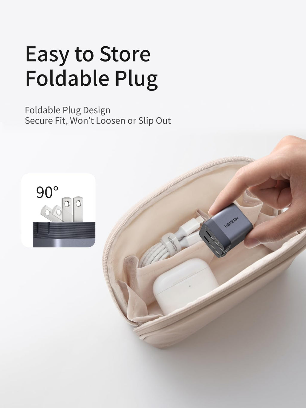 UGREEN Nexode Air USB - C Charger (45W, GaN, Foldable Plug) - UGREEN EU