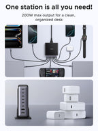 UGREEN Nexode Desktop GaN Charger (200W, 8 - Port) - UGREEN EU