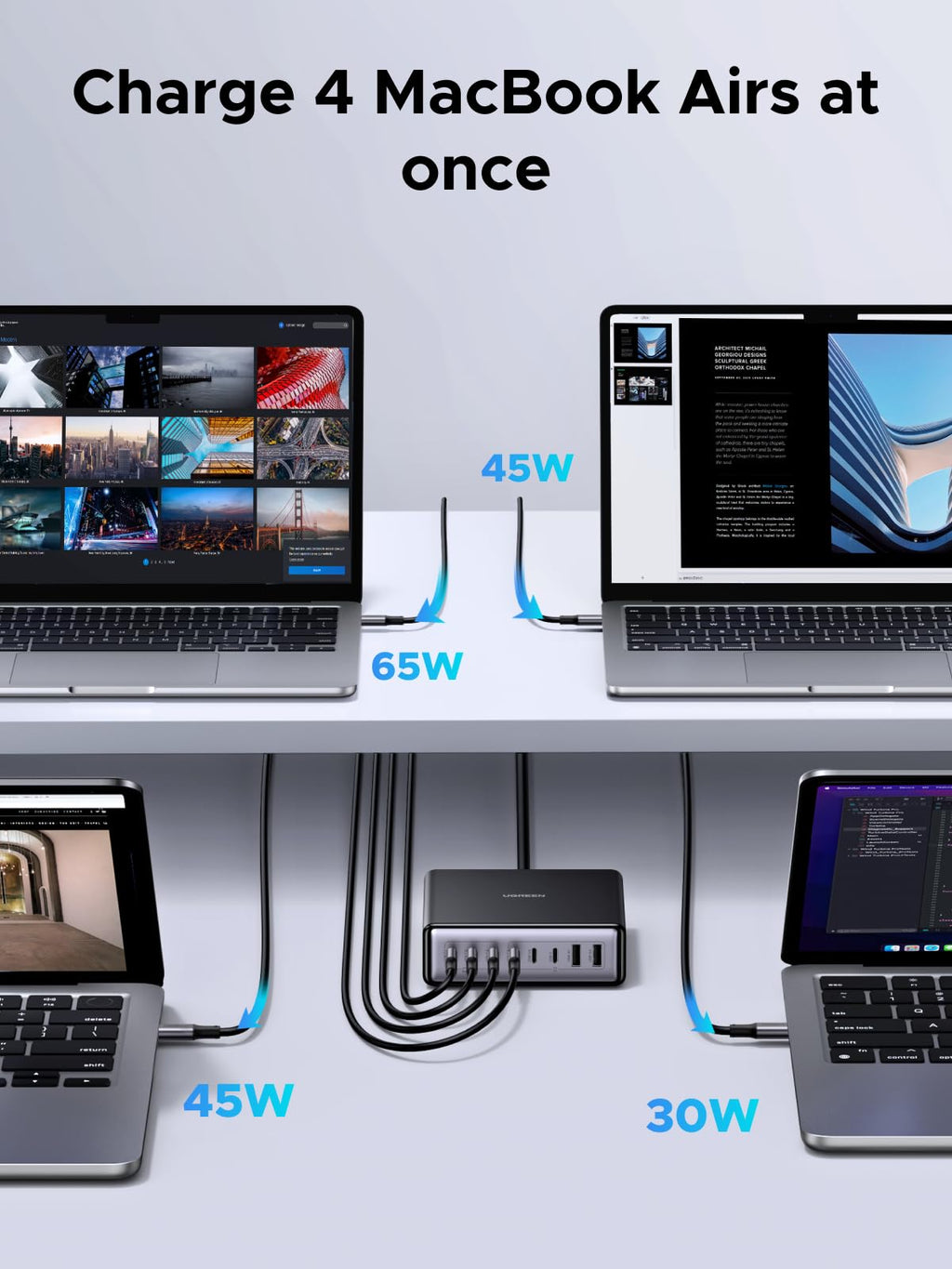 UGREEN Nexode Desktop GaN Charger (200W, 8 - Port) - UGREEN EU