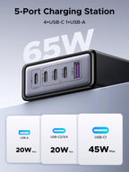 UGREEN Nexode Desktop GaN Charger (65W, 5 - Port) - UGREEN EU