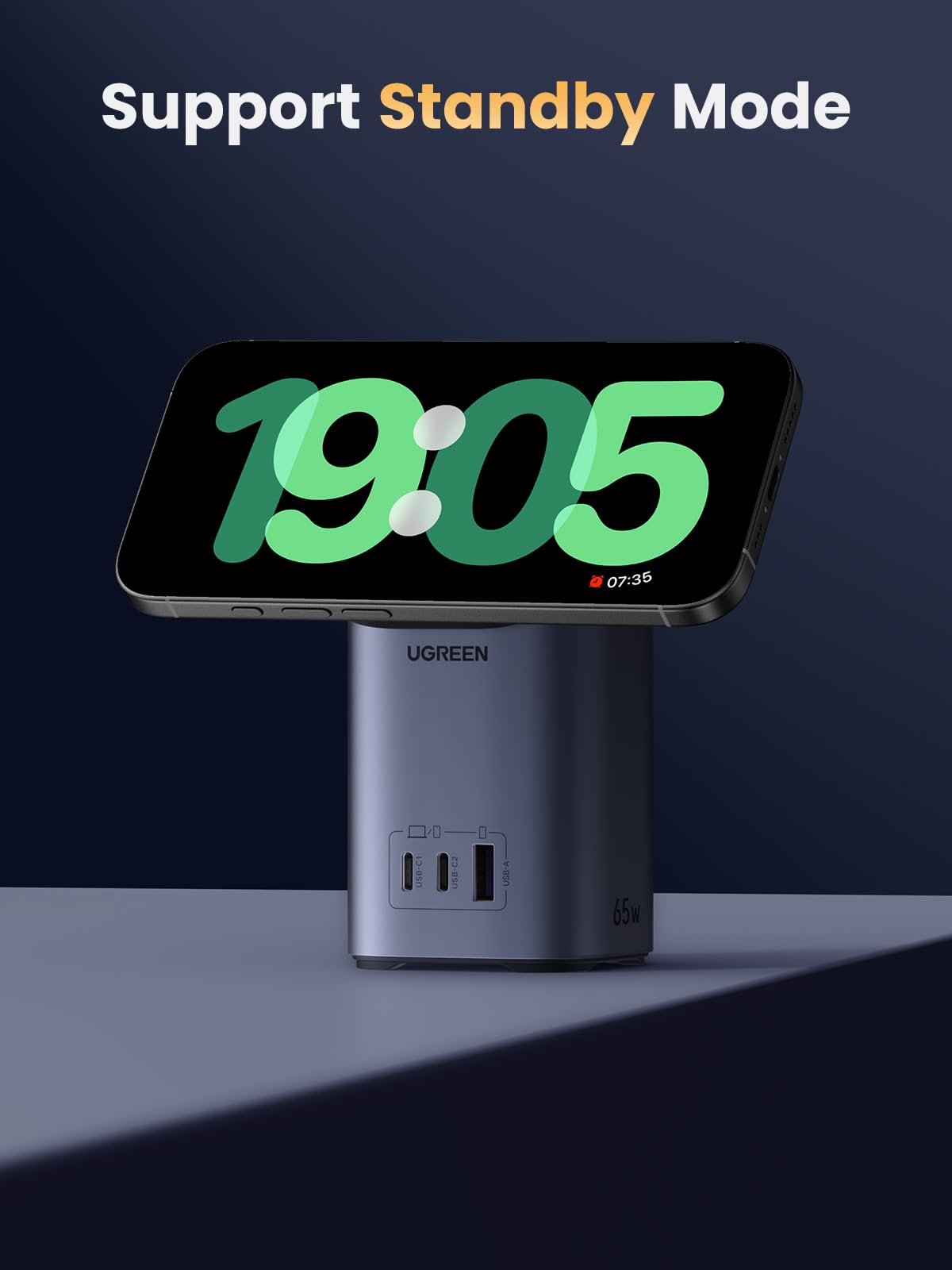 UGREEN Nexode GaN Charger (65W, Qi2 15W, 4 - in - 1) - UGREEN EU