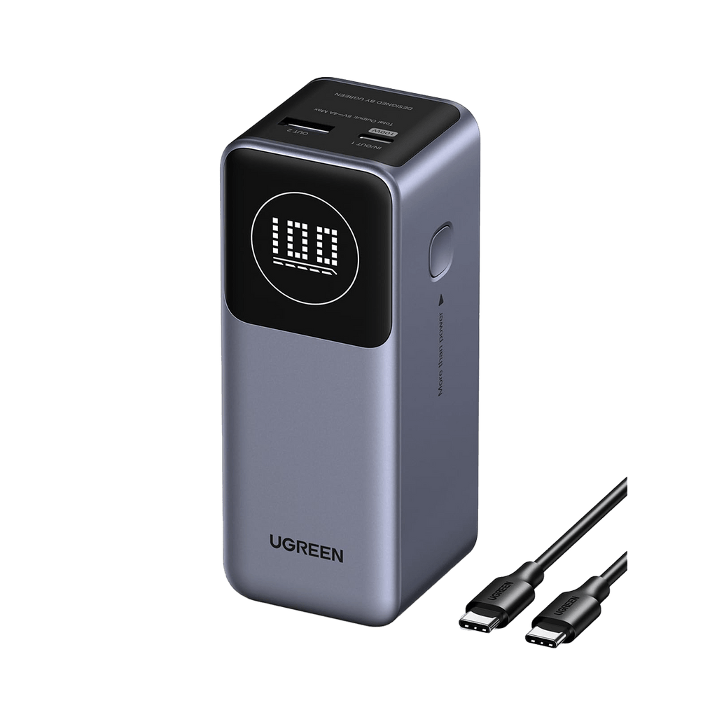 UGREEN Nexode Power Bank 12000mAh 100W with Smart Digital Display - UGREEN EU