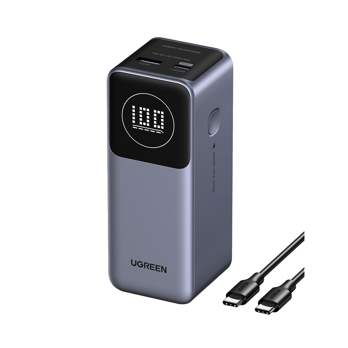 UGREEN Nexode Power Bank 12000mAh 100W with Smart Digital Display - UGREEN EU