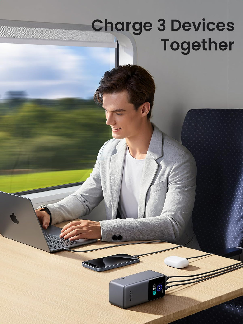 UGREEN Nexode Power Bank 20000mAh 130W with Smart Digital Display - UGREEN EU