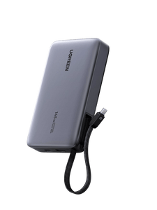 UGREEN Nexode Power Bank (20000mAh, 145W, 3-Port, Built-in Cable)