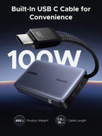 UGREEN Nexode Power Bank (20000mAh, 145W, 3 - Port, Built - in Cable) - UGREEN EU