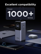 UGREEN Nexode Power Bank (20000mAh,130W, 3 Ports, Built - in Cable) - UGREEN EU