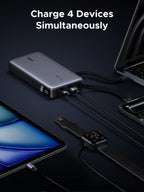 UGREEN Nexode Power Bank (25000mAh, 165W, 4 Ports, Built - in Cables) - UGREEN EU