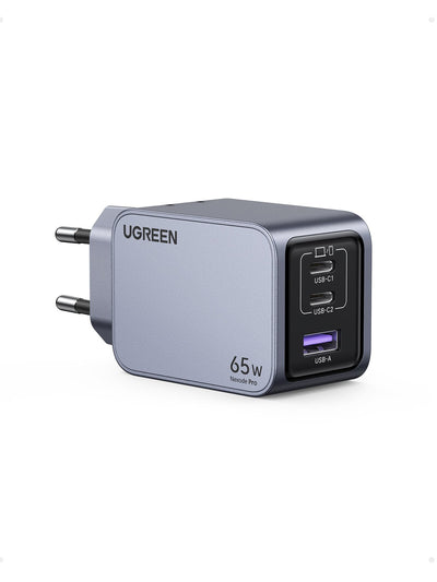 Mini chargeur rapide GaN à 3 ports Nexode Pro 65 W 