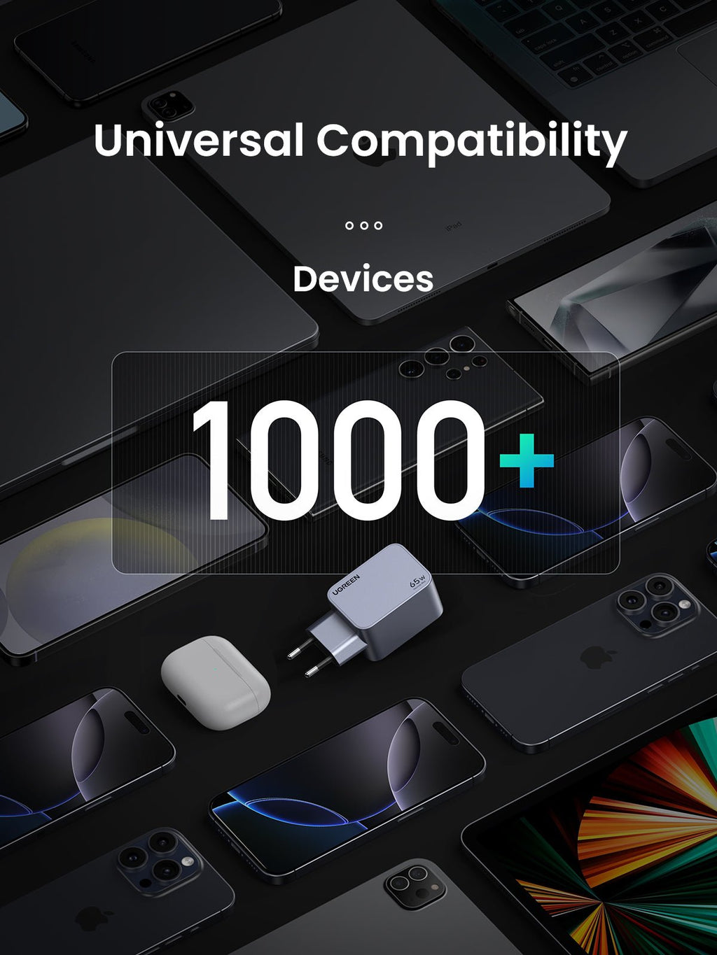 UGREEN Nexode Pro 65W 3 - Port GaN Mini Fast Charger - UGREEN EU