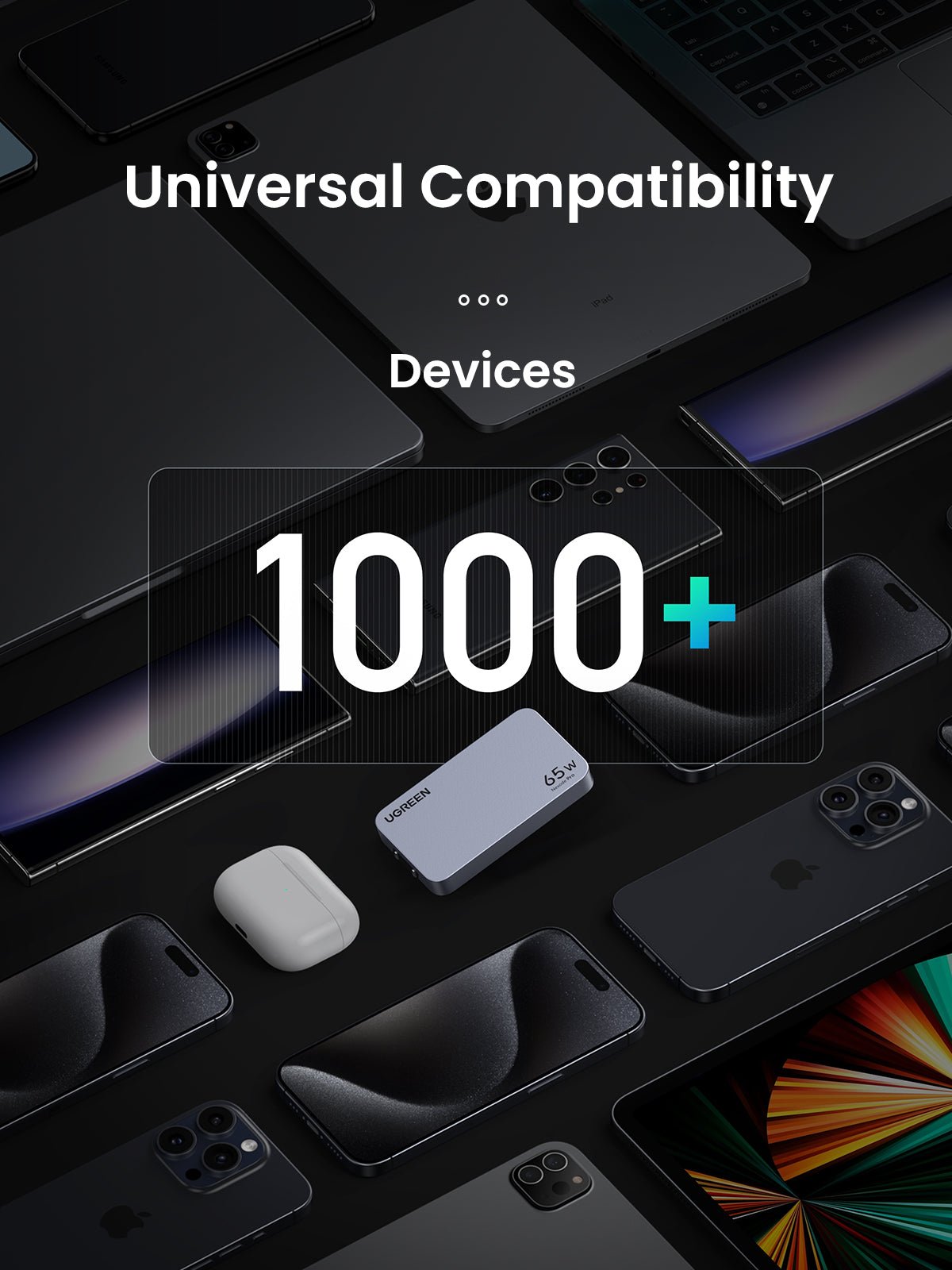 UGREEN Nexode Pro 65W 3 - Port GaN Ultra - Slim Fast Charger - UGREEN EU