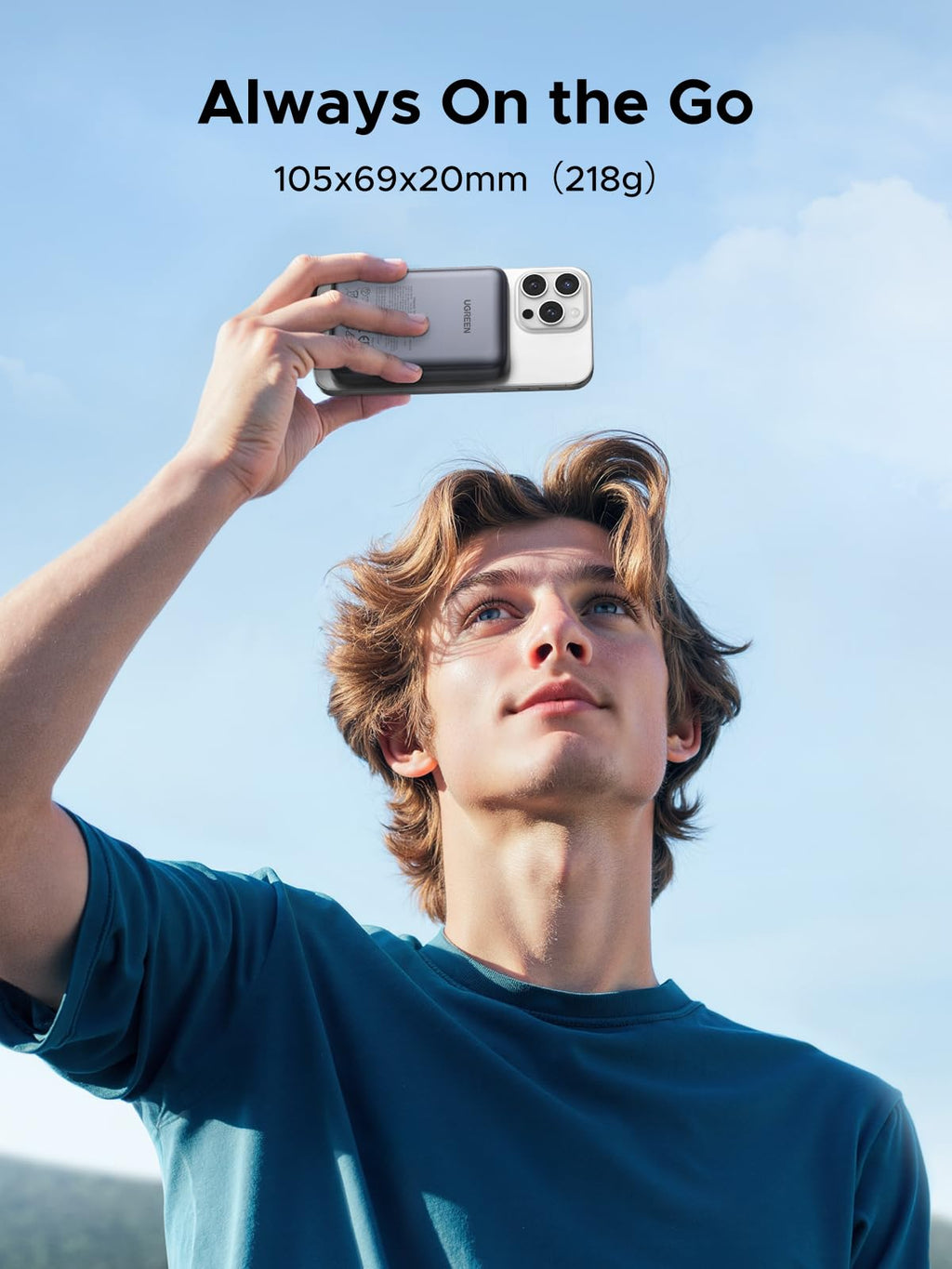 UGREEN Nexode Wireless Power Bank (10000mAh, Qi2 15W, PD 20W) - UGREEN EU