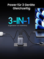 UGREEN Nexode X 65W 3 - Port Mini GaN USB - C Charger - UGREEN EU