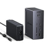 UGREEN Revodok Max 13 in 1 Thunderbolt 4 40Gbps Dock with 2 TBT4 and 1 DisplayPort Multi USB Data RJ45 1GbE SD TF 3.5mm Port Dual Docking Station 4K 60Hz Single 8K 30Hz Screen Extension - UGREEN EU