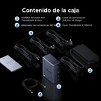UGREEN Revodok Max 13 in 1 Thunderbolt 4 40Gbps Dock with 2 TBT4 and 1 DisplayPort Multi USB Data RJ45 1GbE SD TF 3.5mm Port Dual Docking Station 4K 60Hz Single 8K 30Hz Screen Extension - UGREEN EU