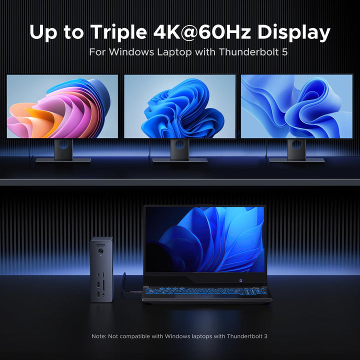 UGREEN Revodok Max 2131 Thunderbolt 5 Docking Station 8K@60Hz 140W - UGREEN EU