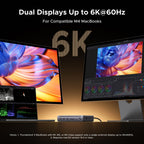 UGREEN Revodok Maxidok 10 - in - 1 Thunderbolt™ 5 Docking Station with Gigabit Ethernet – Dual 6K/8K Display for Mac & Windows - UGREEN EU