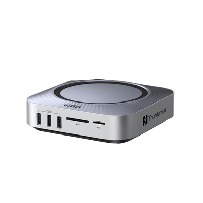 UGREEN Revodok Maxidok 10-in-1 Thunderbolt™ 5 Mac mini Dock with M.2 NVMe SSD Slot, Dual 6K Displays for Mac mini M4/M4 Pro