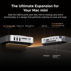 UGREEN Revodok Maxidok 10 - in - 1 Thunderbolt™ 5 Mac mini Dock with M.2 NVMe SSD Slot, Dual 6K Displays for Mac mini M4/M4 Pro - UGREEN EU
