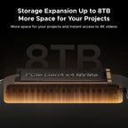 UGREEN Revodok Maxidok 10 - in - 1 Thunderbolt™ 5 Mac mini Dock with M.2 NVMe SSD Slot, Dual 6K Displays for Mac mini M4/M4 Pro - UGREEN EU