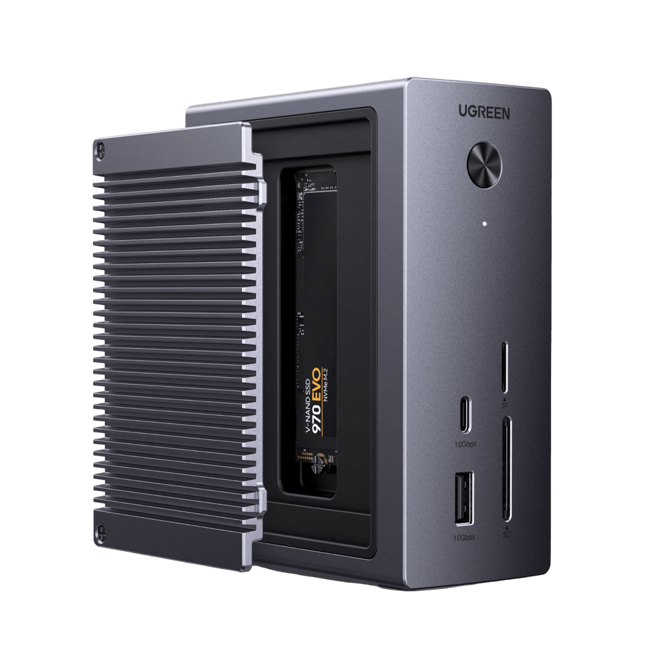 UGREEN Revodok Pro 10-in-1 Dockingstation (4K@60Hz, 10Gbps, 100W PD-Ladung)
