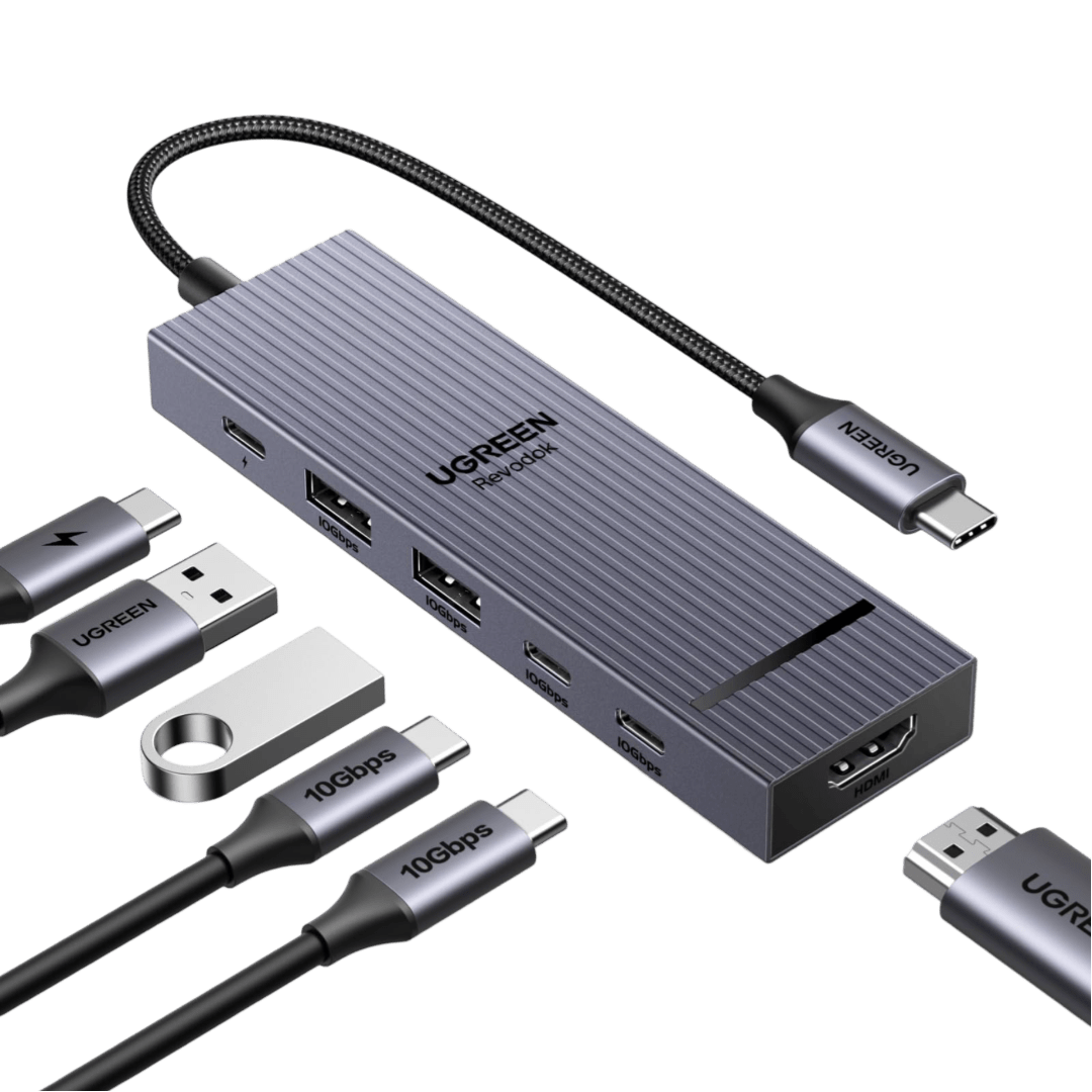 UGREEN Revodok Pro 106 4K@60Hz 10Gbps USB-C Hub – UGREEN EU
