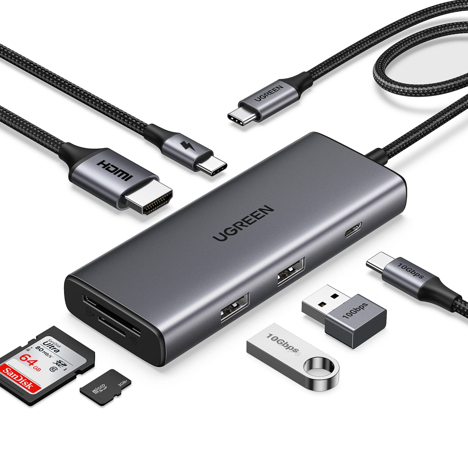 UGREEN Revodok 7-in-1 USB C Hub with 4K HDMI PD 100W | UGREEN EU