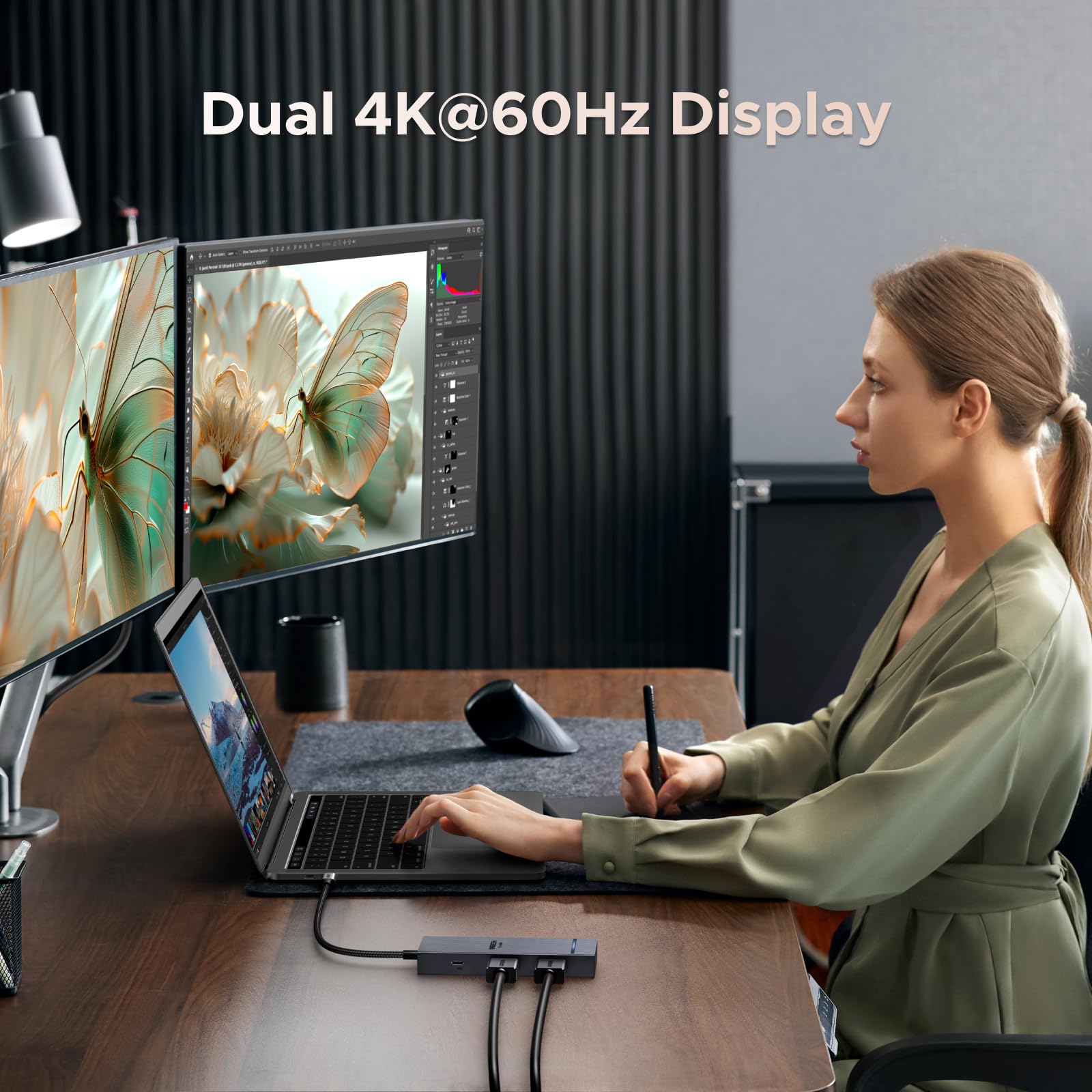 UGREEN Revodok Pro 207 7 - IN - 1 USB - C Docking Station - UGREEN EU