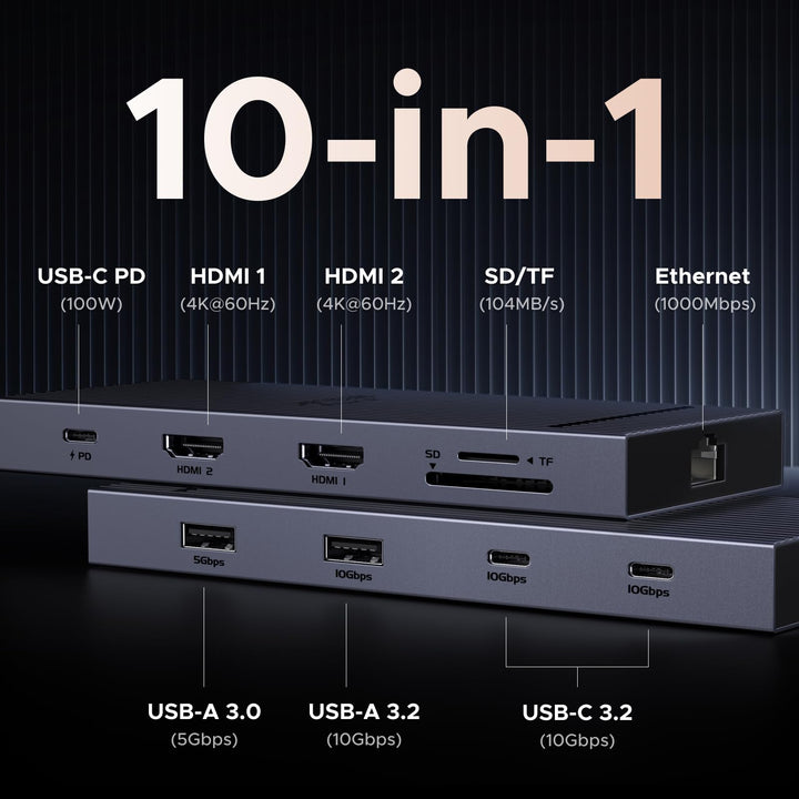 UGREEN Revodok Pro 2102 10 - IN - 1 USB - C Docking Station - UGREEN EU