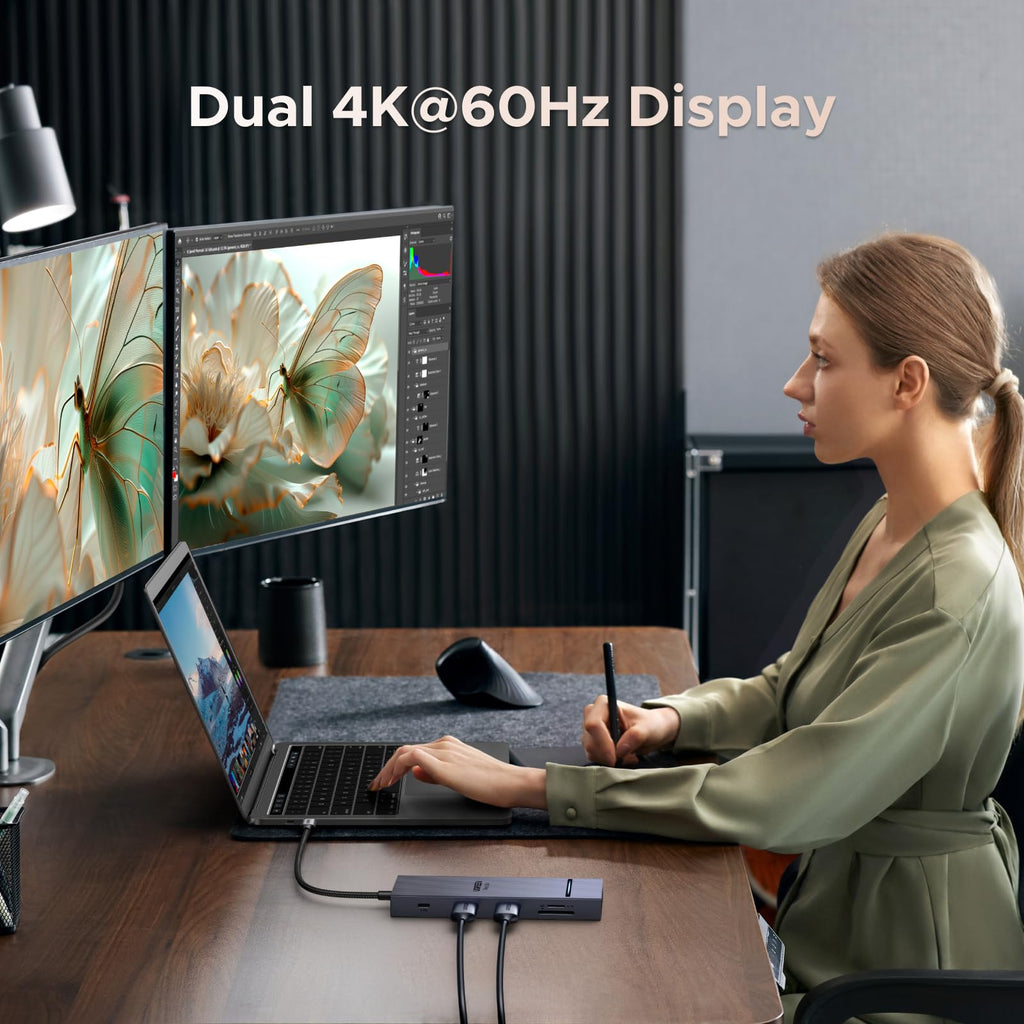 UGREEN Revodok Pro 2102 10 - IN - 1 USB - C Docking Station - UGREEN EU