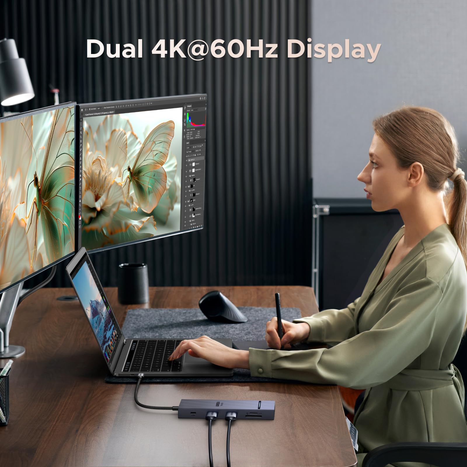 UGREEN Revodok Pro 2102 10 - IN - 1 USB - C Docking Station - UGREEN EU